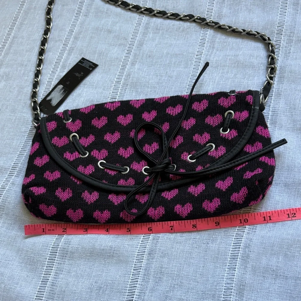 My Heart Lab NWT Pink Heart Crossbody Bag